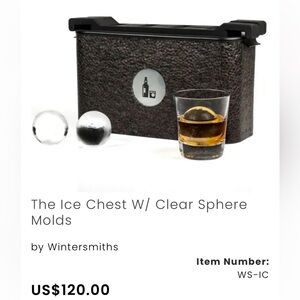 Wintersmiths Ice Chest with Sphere Molds